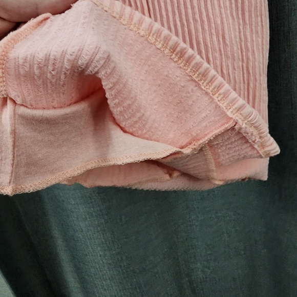 Pink Button-Down Ribbed Dress - Picture 6 of 6